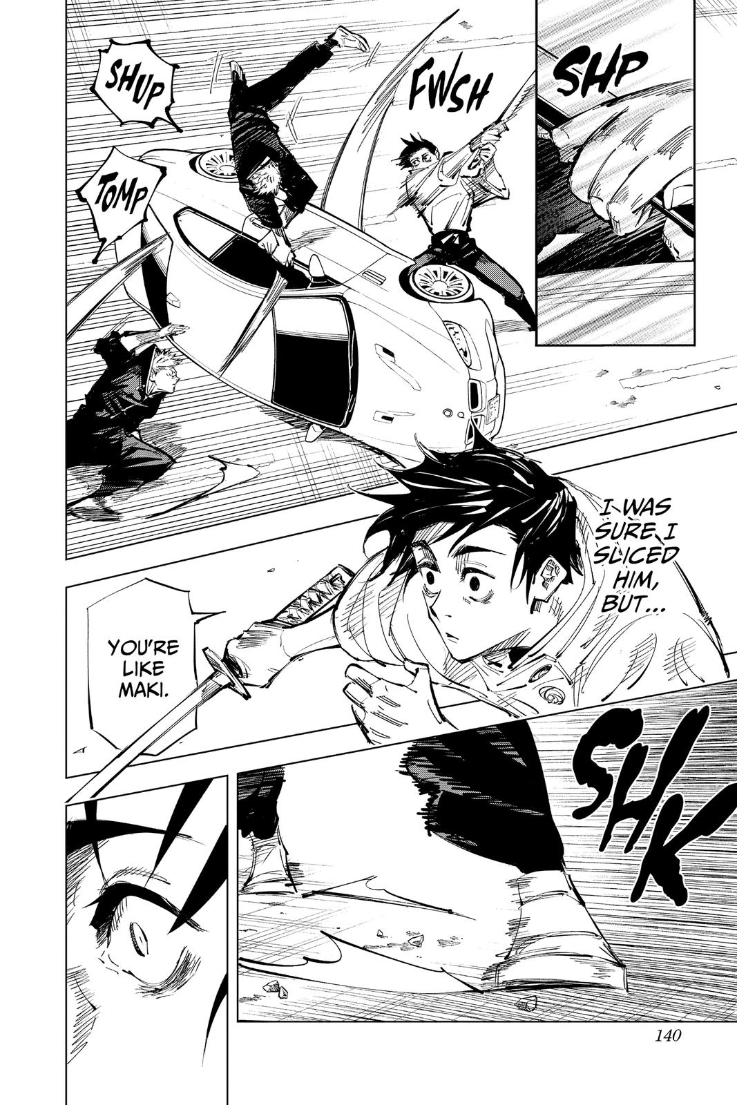 Jujutsu Kaisen Manga Chapter 140 page 12 - Execution scene