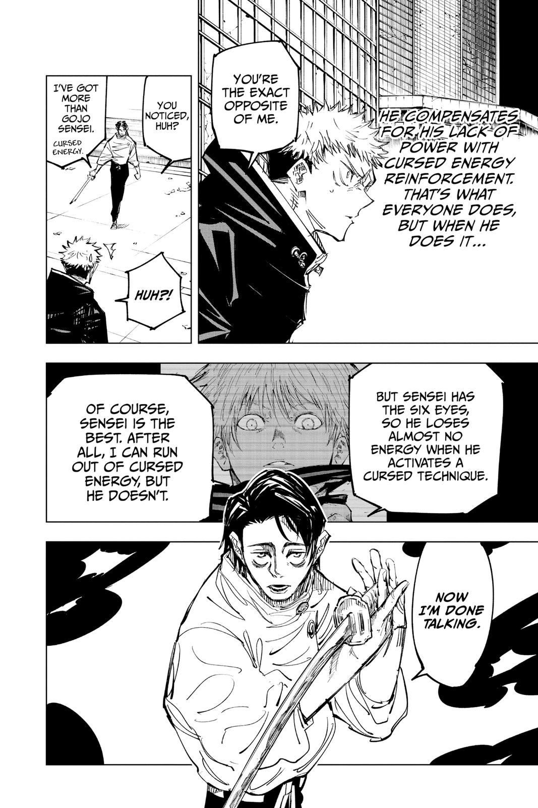 Jujutsu Kaisen Manga Chapter 140 page 16 - Execution scene
