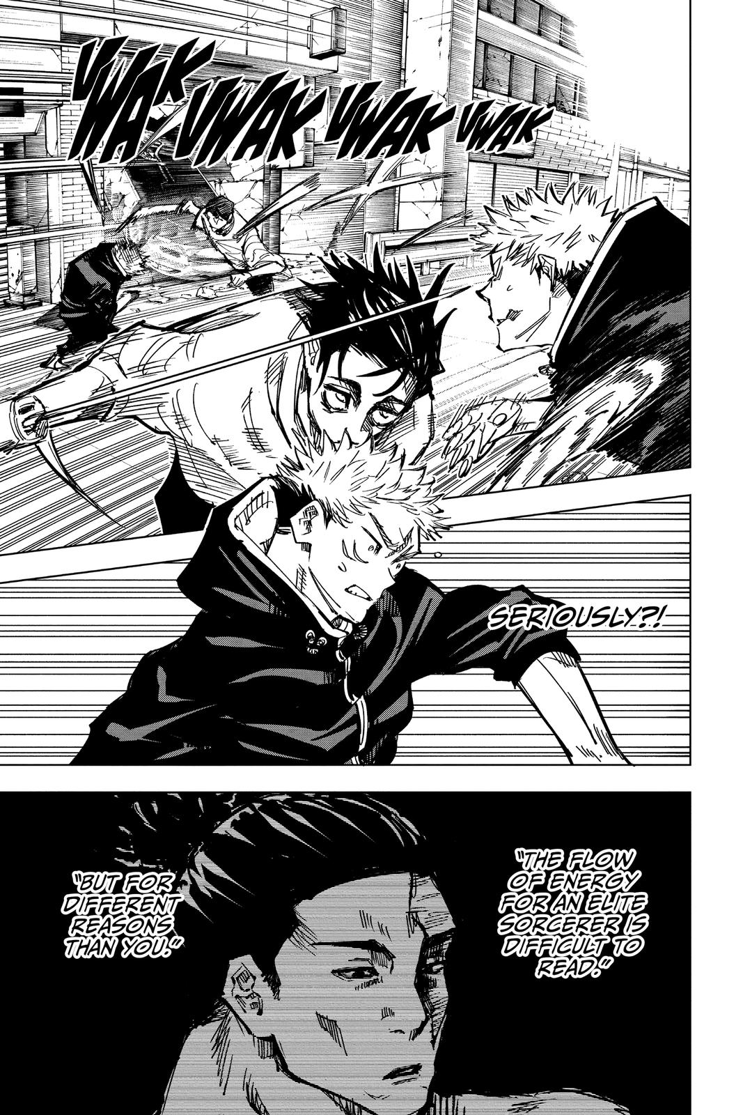 Jujutsu Kaisen Manga Chapter 140 page 17 - Execution scene