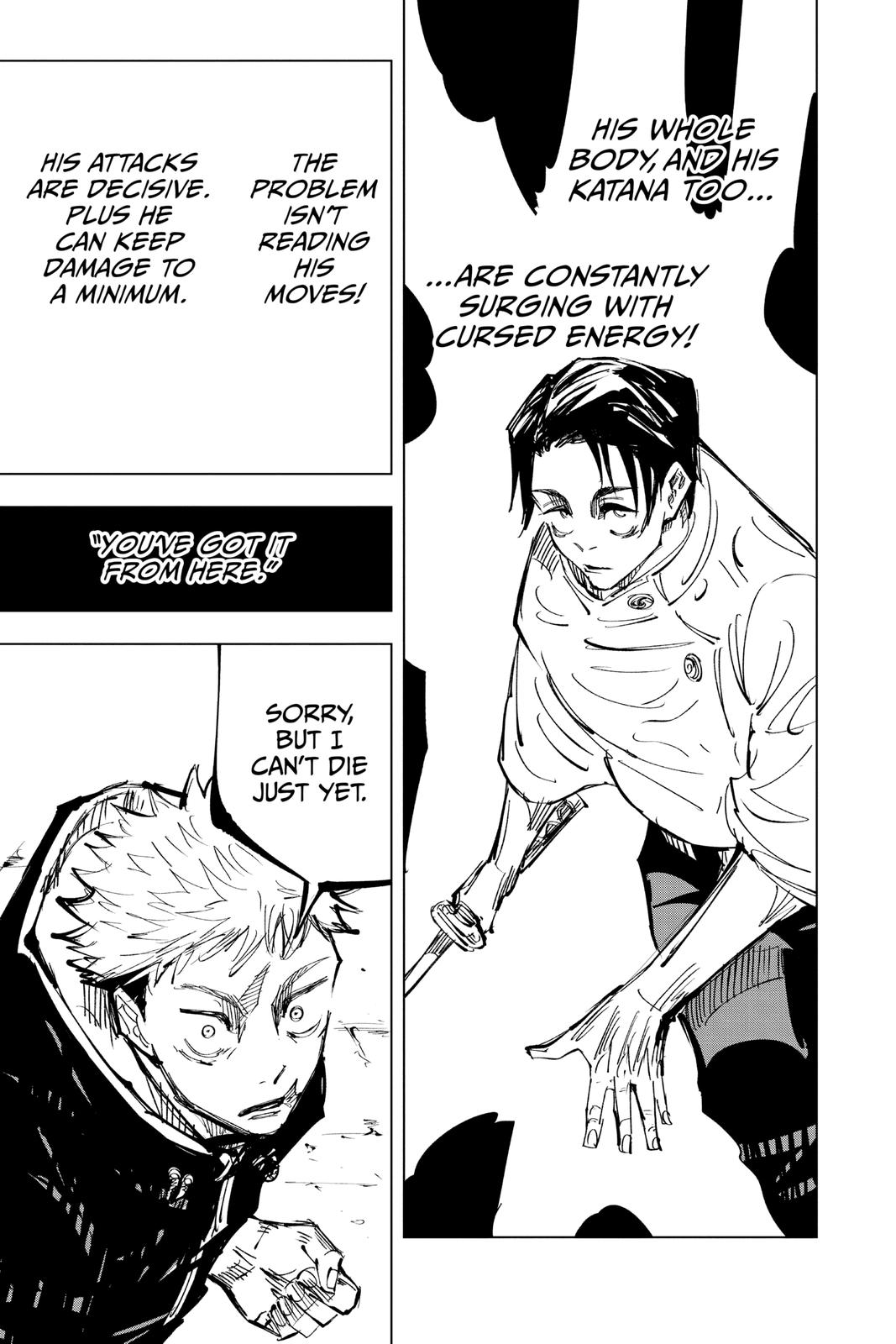 Jujutsu Kaisen Manga Chapter 140 page 19 - Execution scene
