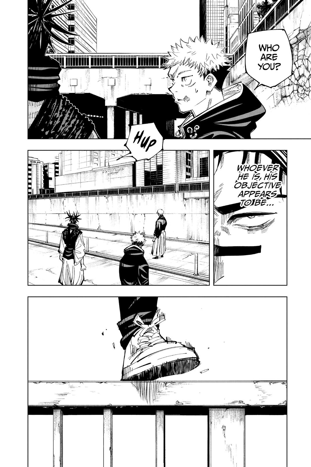 Jujutsu Kaisen Manga Chapter 140 page 2 - Execution scene