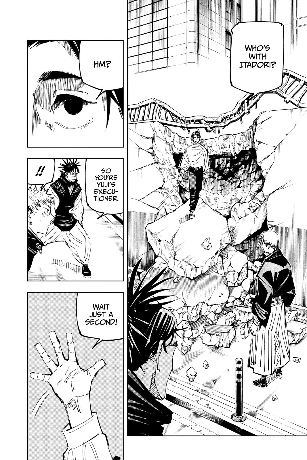 Jujutsu Kaisen Manga Chapter 140 page 4 - Execution scene