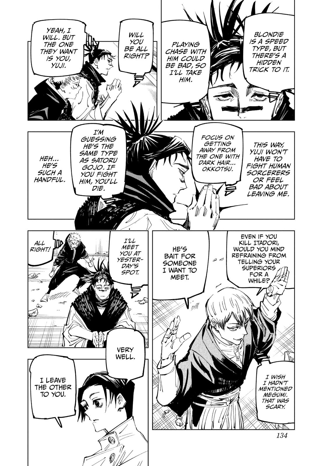 Jujutsu Kaisen Manga Chapter 140 page 6 - Execution scene