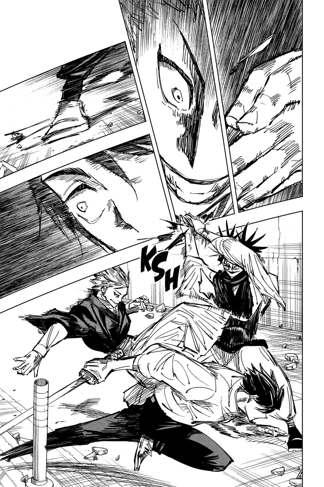 Jujutsu Kaisen Manga Chapter 140 page 7 - Execution scene