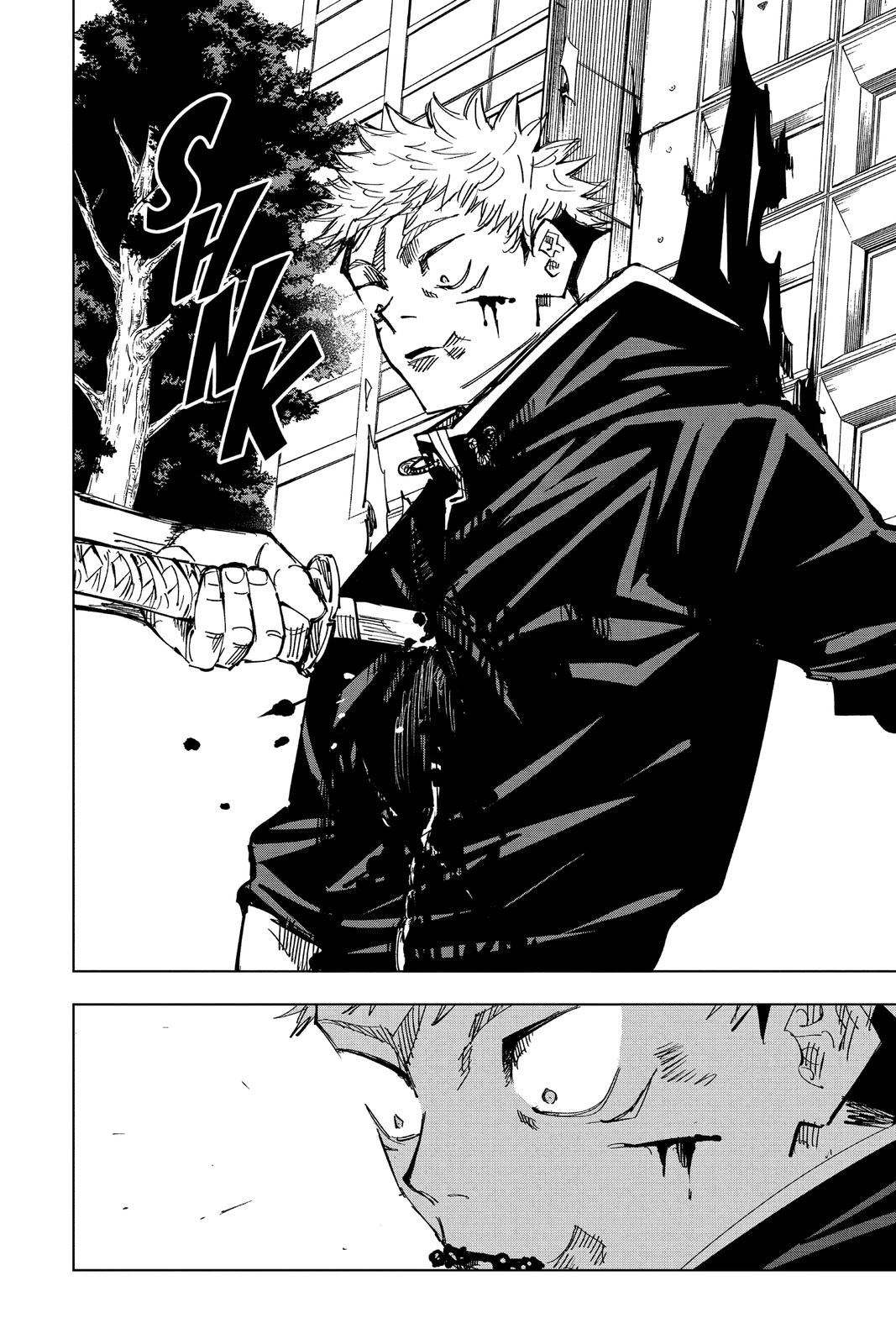 Jujutsu Kaisen Manga Chapter 141 page 14 - The Front of The Back scene