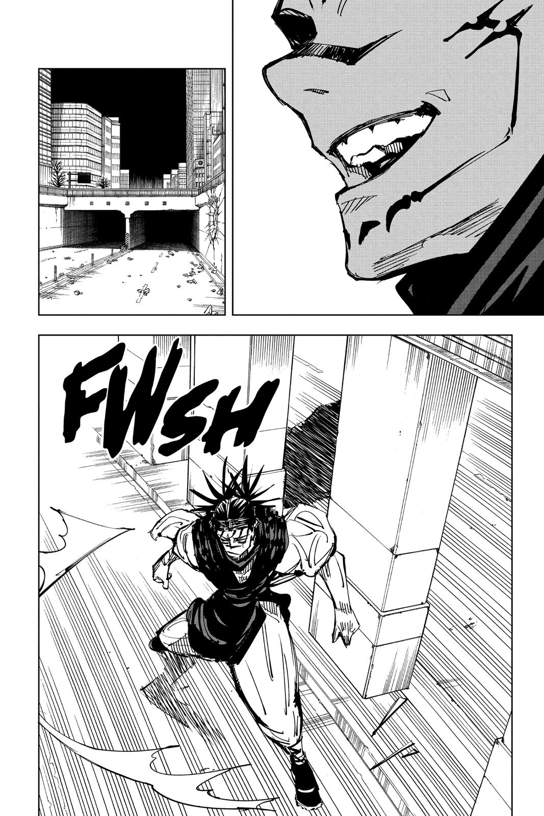 Jujutsu Kaisen Manga Chapter 141 page 16 - The Front of The Back scene