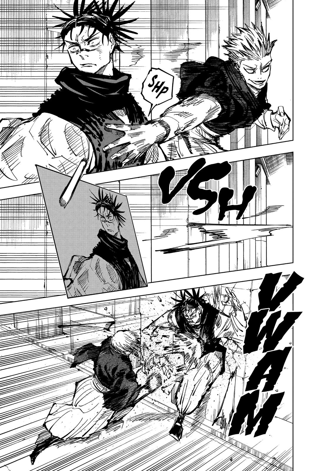 Jujutsu Kaisen Manga Chapter 141 page 17 - The Front of The Back scene