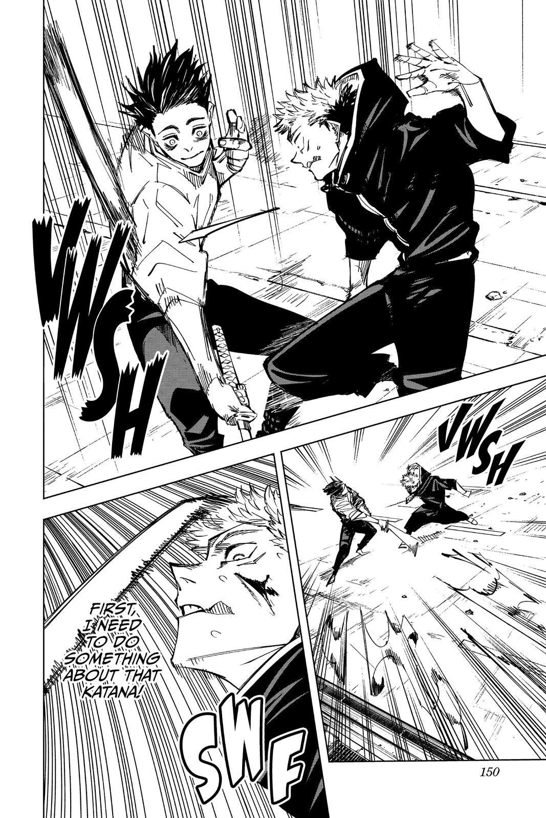 Jujutsu Kaisen Manga Chapter 141 page 2 - The Front of The Back scene