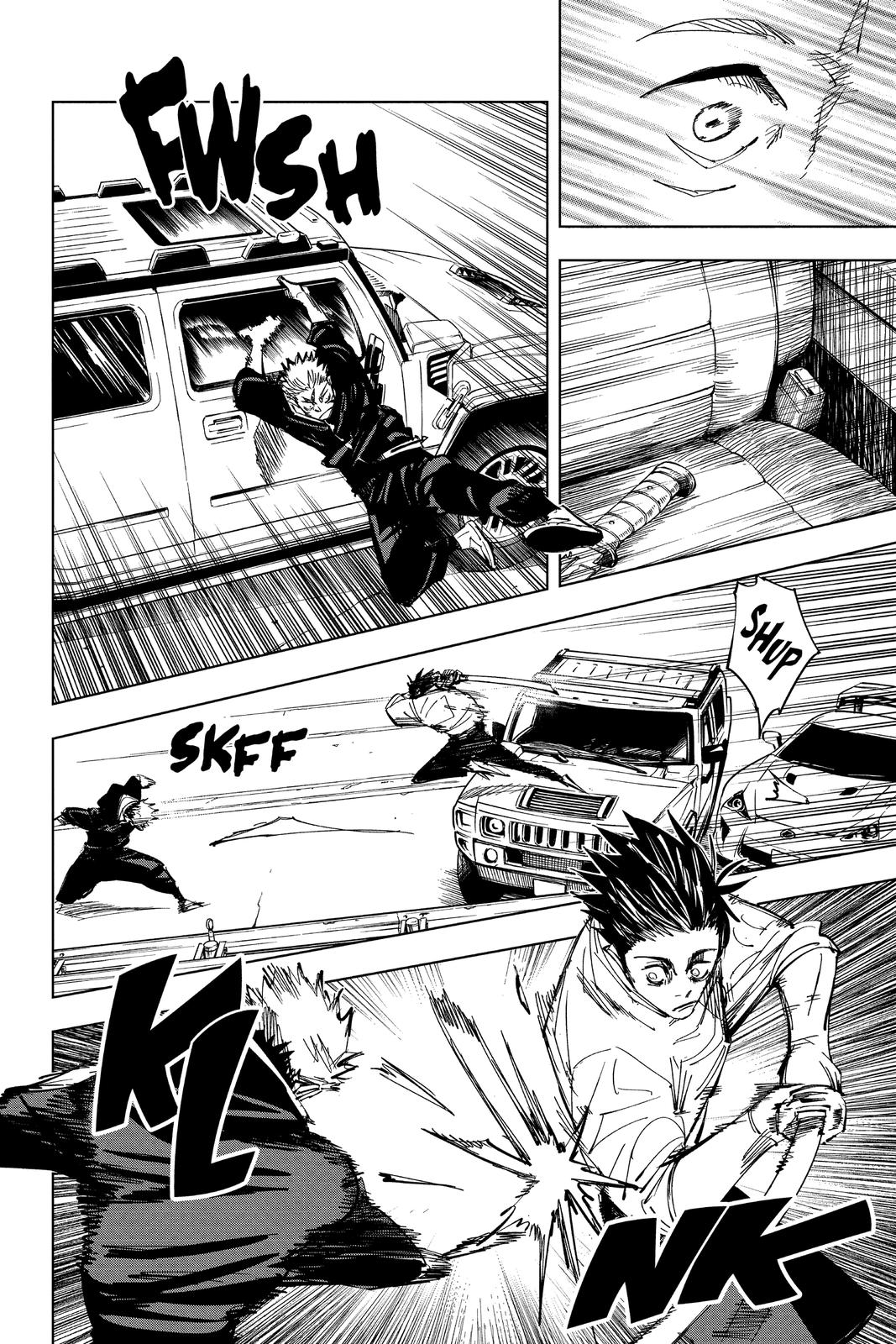 Jujutsu Kaisen Manga Chapter 141 page 4 - The Front of The Back scene