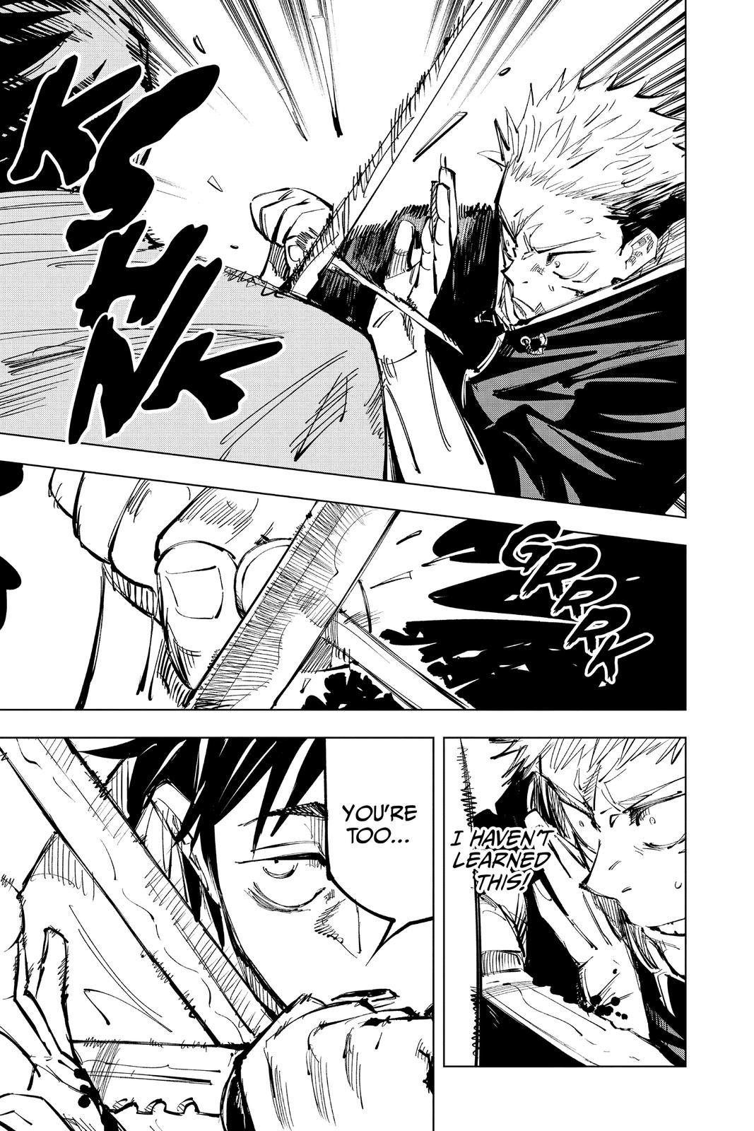 Jujutsu Kaisen Manga Chapter 141 page 7 - The Front of The Back scene