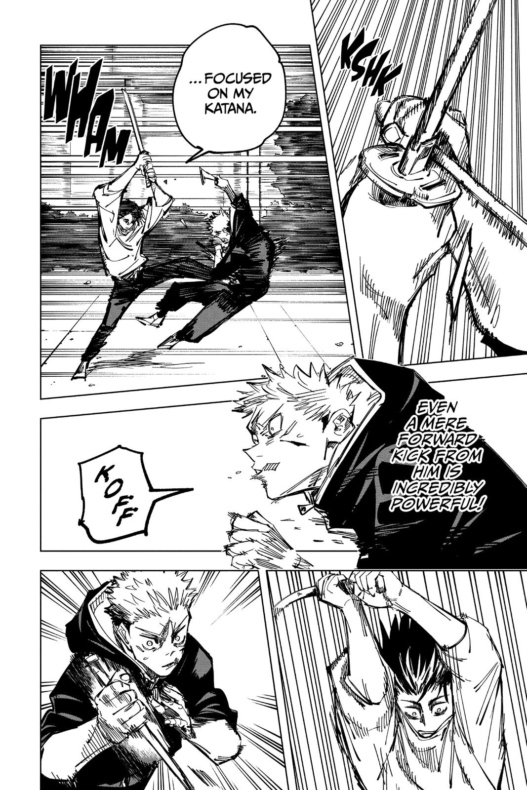 Jujutsu Kaisen Manga Chapter 141 page 8 - The Front of The Back scene