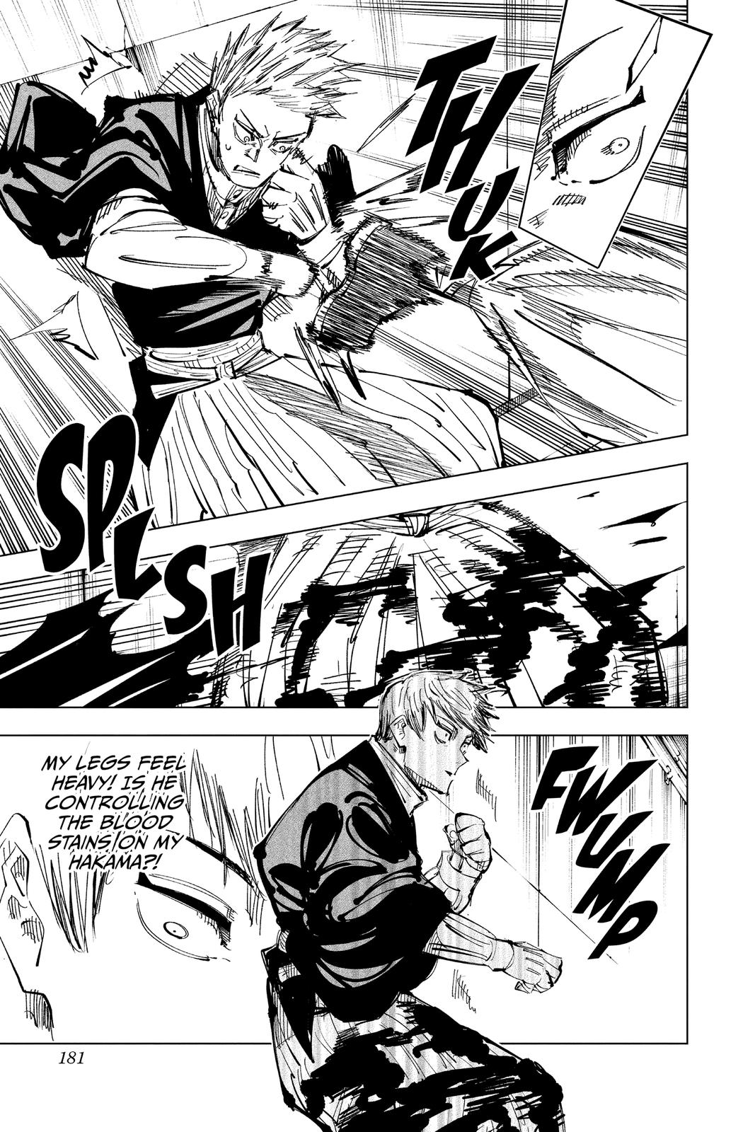 Jujutsu Kaisen Manga Chapter 142 page 13 - A Big Brother's Back scene