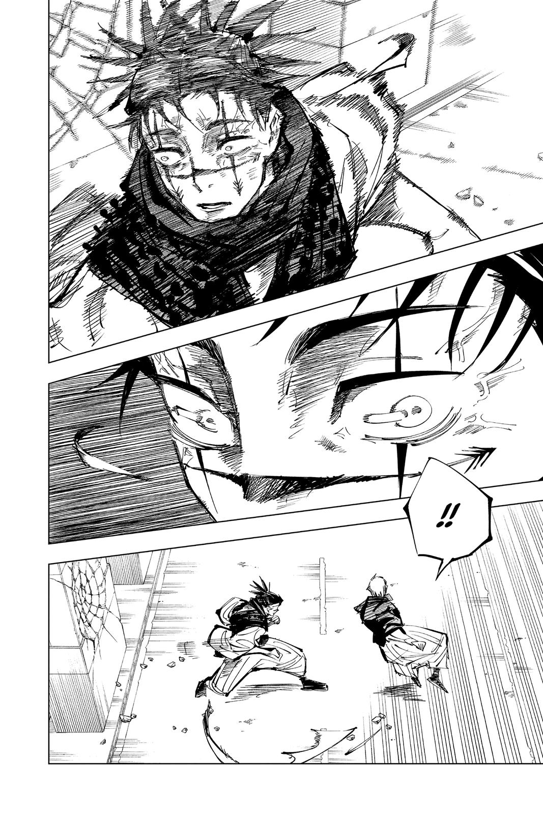 Jujutsu Kaisen Manga Chapter 142 page 2 - A Big Brother's Back scene
