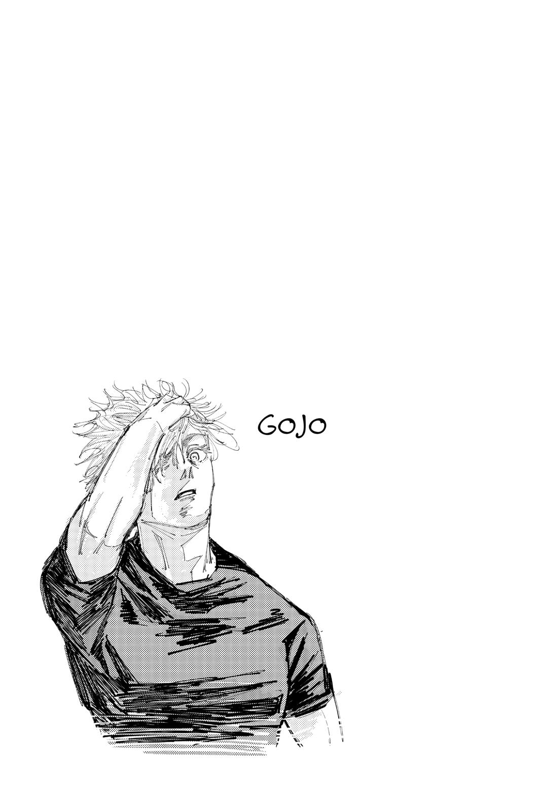 Jujutsu Kaisen Manga Chapter 142 page 20 - A Big Brother's Back scene