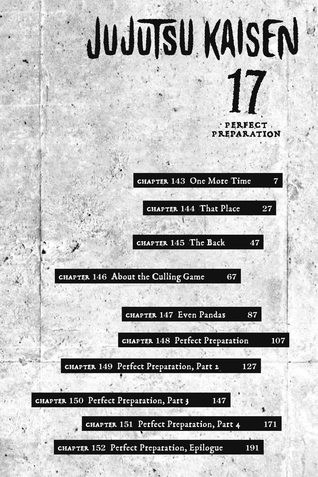 Jujutsu Kaisen Manga Chapter 143 page 6 - One More Time scene