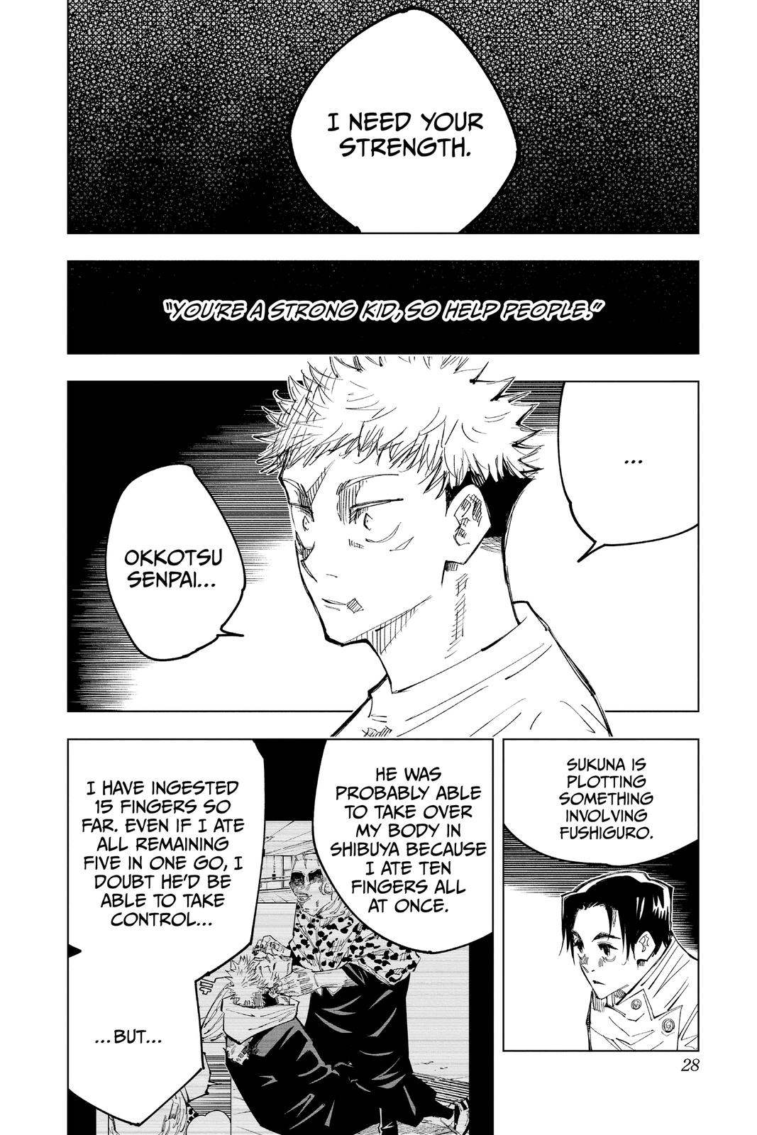 Jujutsu Kaisen Manga Chapter 144 page 2 - That Place scene