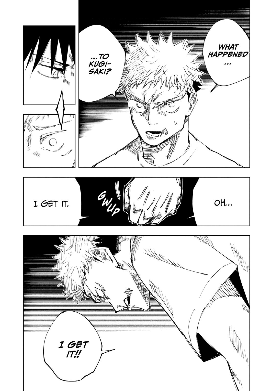 Jujutsu Kaisen Manga Chapter 144 page 6 - That Place scene
