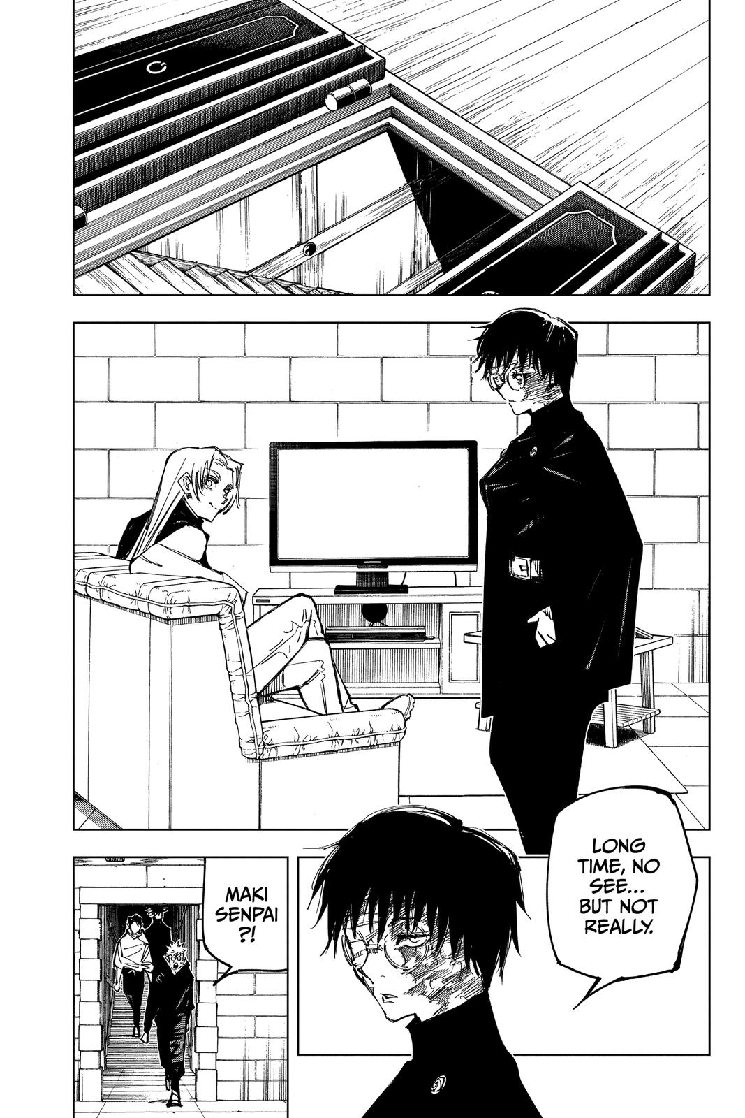 Jujutsu Kaisen Manga Chapter 144 page 8 - That Place scene