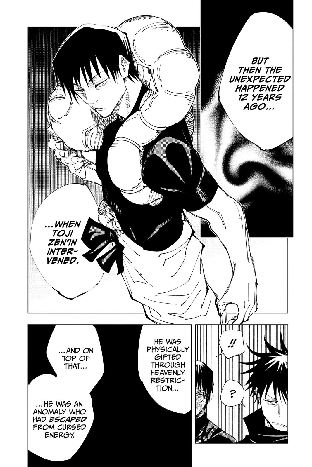 Jujutsu Kaisen Manga Chapter 145 page 10 - The Back scene