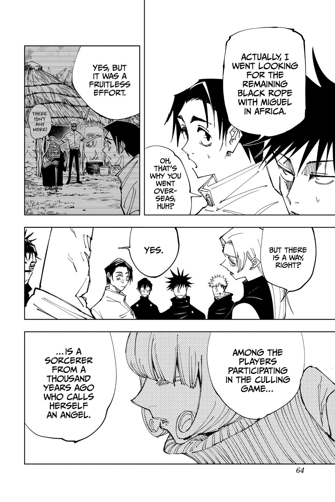 Jujutsu Kaisen Manga Chapter 145 page 18 - The Back scene