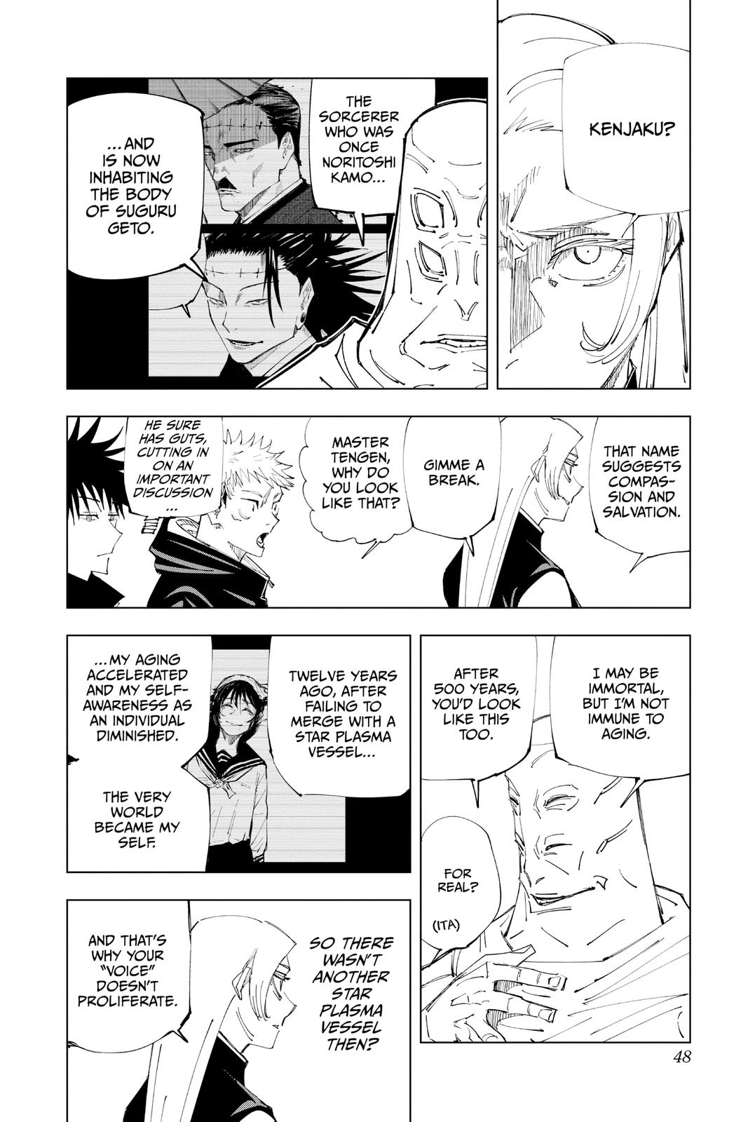 Jujutsu Kaisen Manga Chapter 145 page 2 - The Back scene