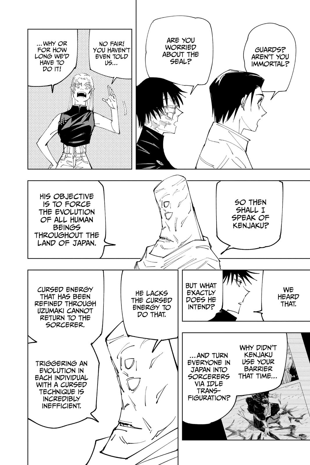 Jujutsu Kaisen Manga Chapter 145 page 4 - The Back scene