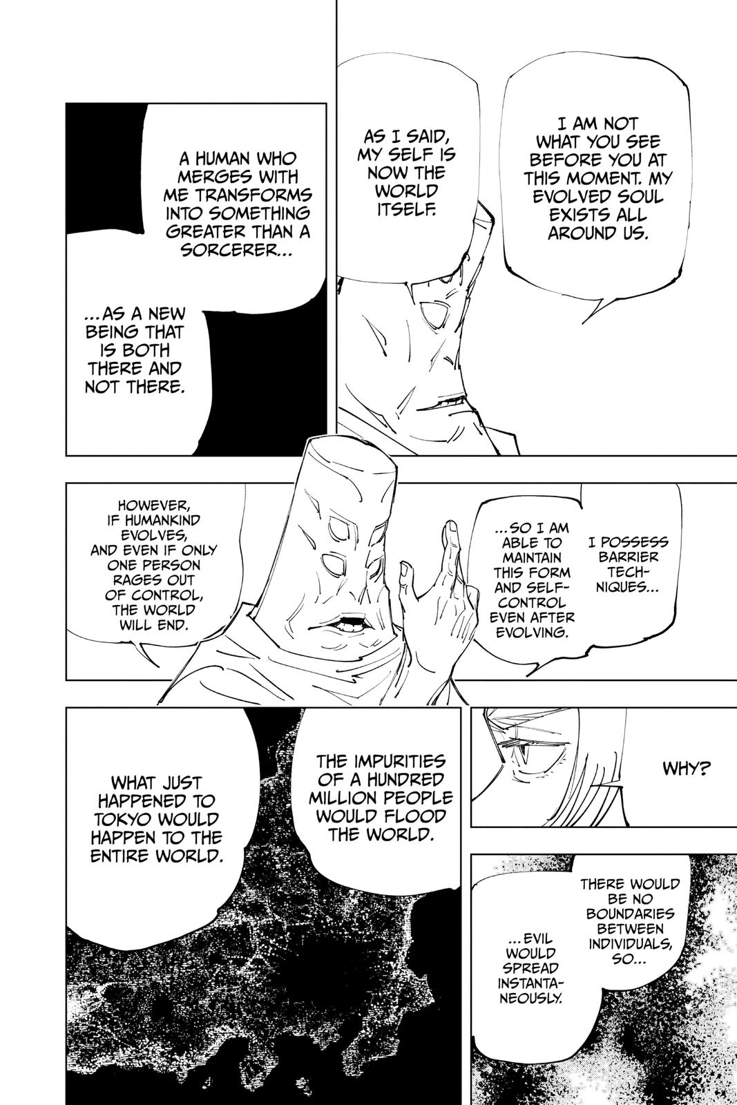 Jujutsu Kaisen Manga Chapter 145 page 6 - The Back scene