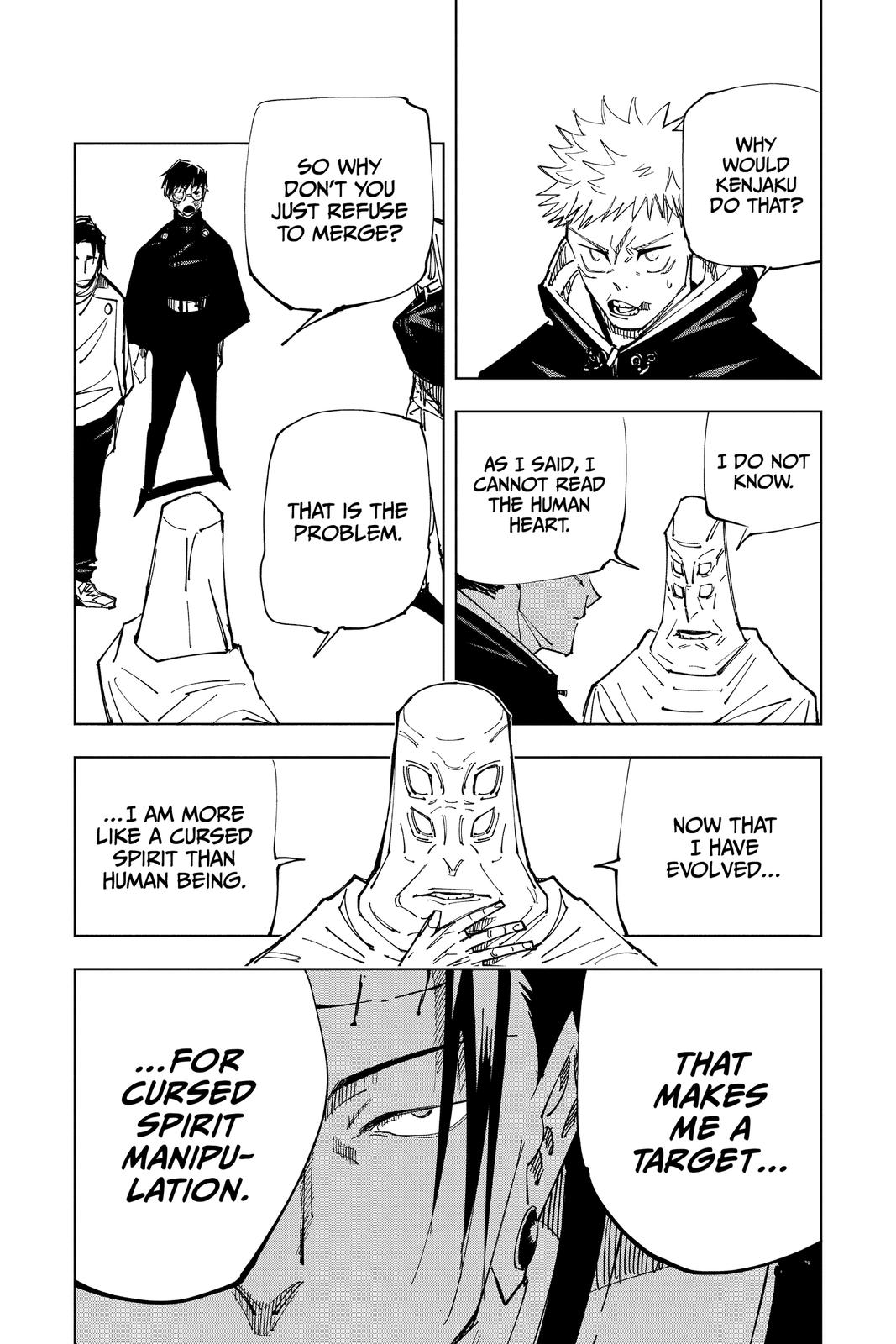 Jujutsu Kaisen Manga Chapter 145 page 7 - The Back scene