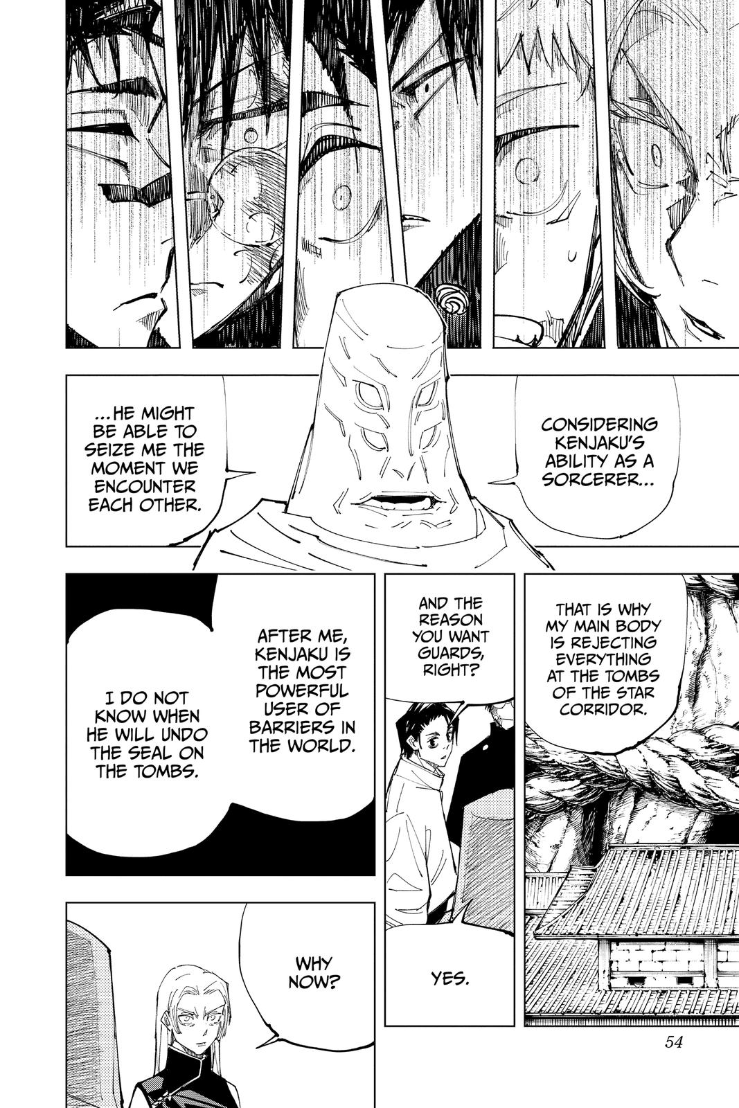 Jujutsu Kaisen Manga Chapter 145 page 8 - The Back scene