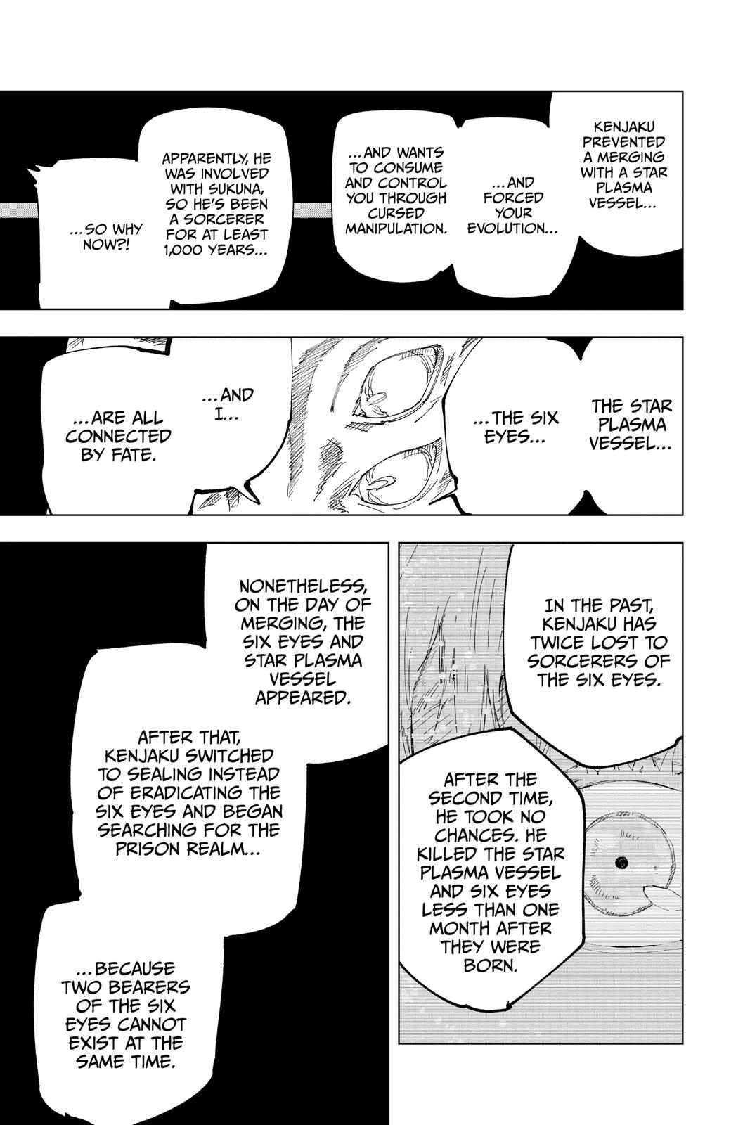 Jujutsu Kaisen Manga Chapter 145 page 9 - The Back scene