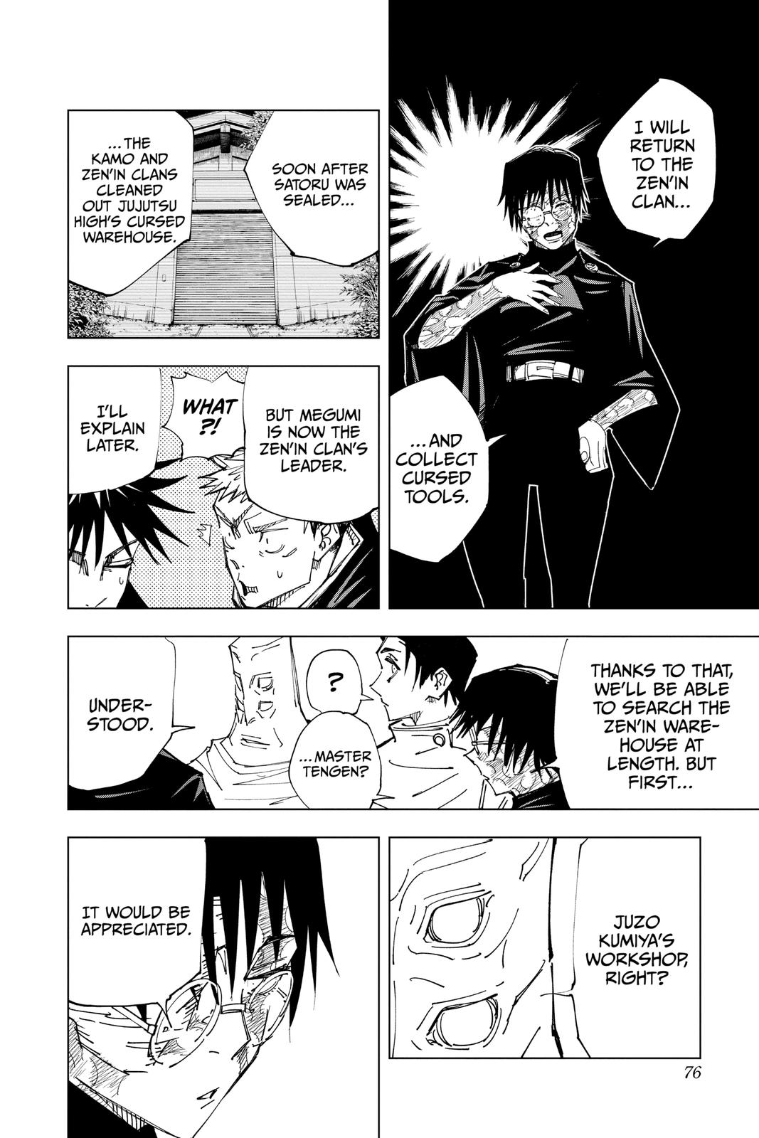 Jujutsu Kaisen Manga Chapter 146 page 10 - About the Culling Game scene