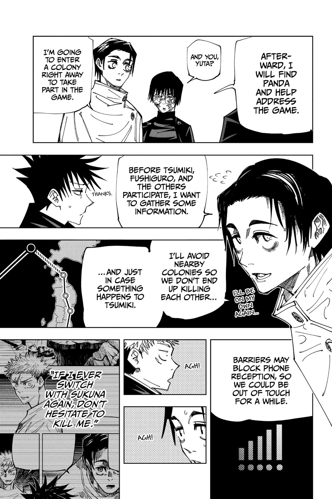 Jujutsu Kaisen Manga Chapter 146 page 11 - About the Culling Game scene