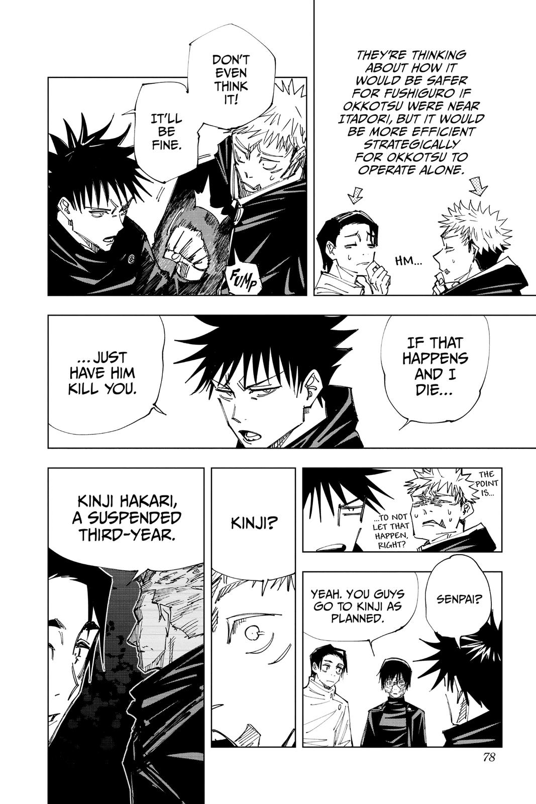 Jujutsu Kaisen Manga Chapter 146 page 12 - About the Culling Game scene