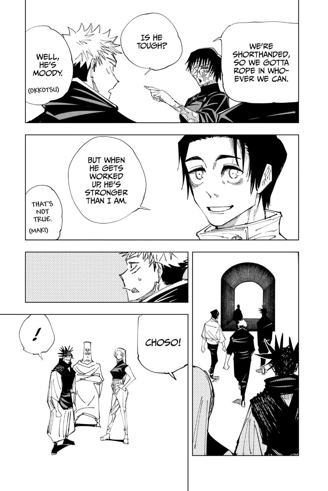 Jujutsu Kaisen Manga Chapter 146 page 13 - About the Culling Game scene