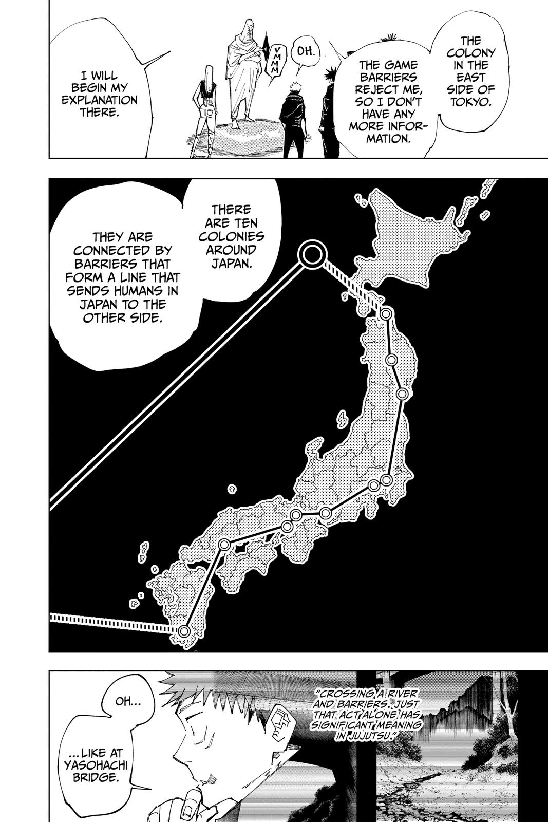 Jujutsu Kaisen Manga Chapter 146 page 2 - About the Culling Game scene