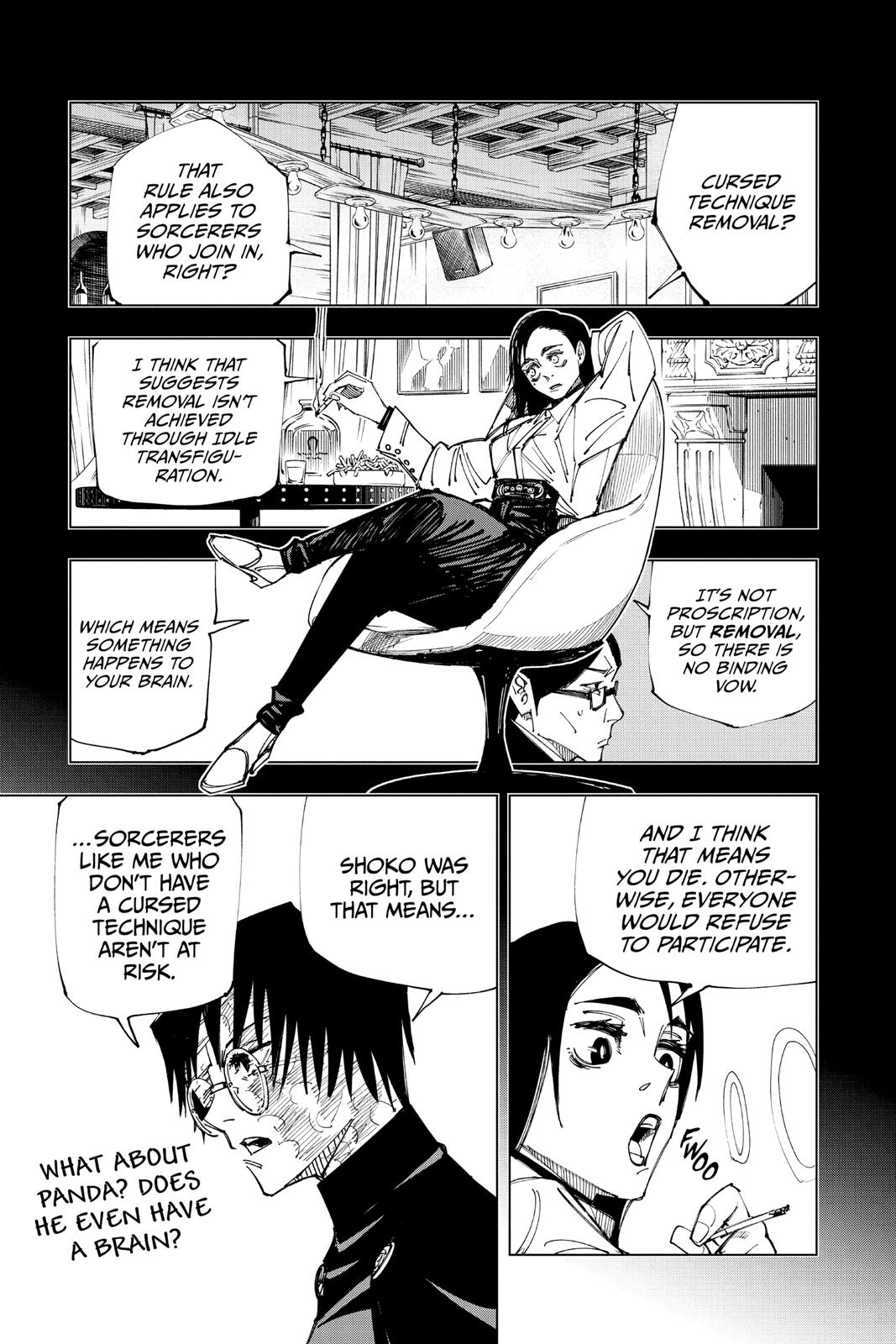 Jujutsu Kaisen Manga Chapter 146 page 5 - About the Culling Game scene