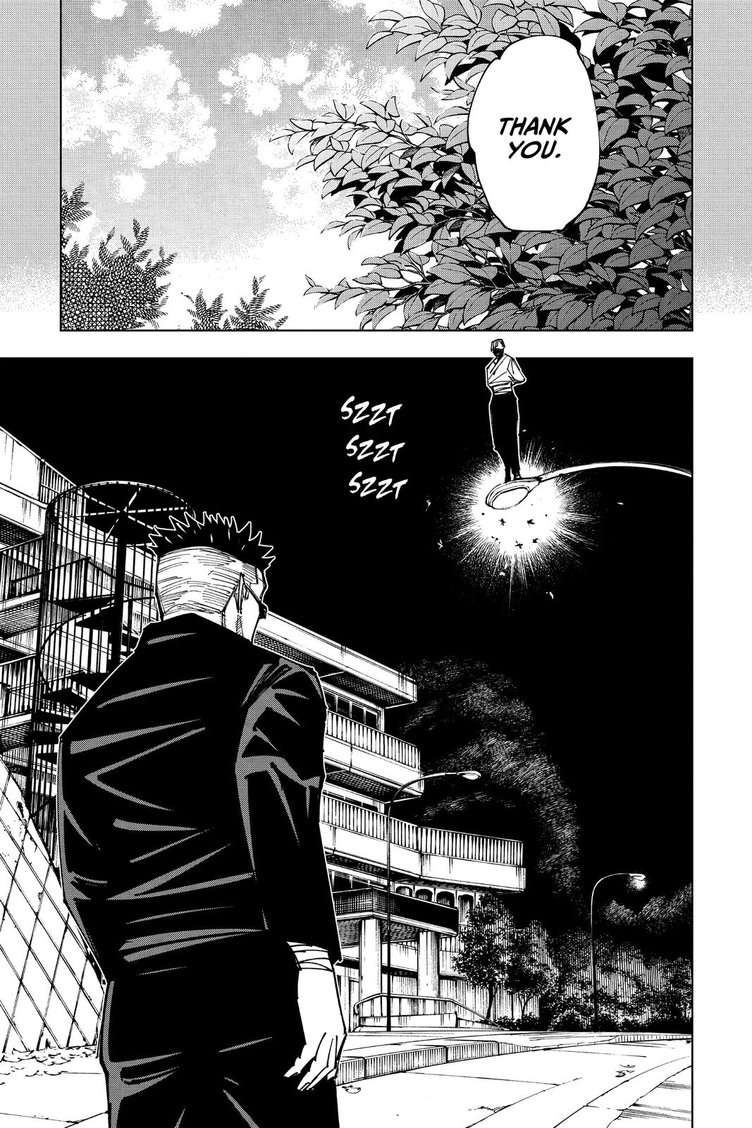 Jujutsu Kaisen Manga Chapter 147 page 11 - Even Pandas scene