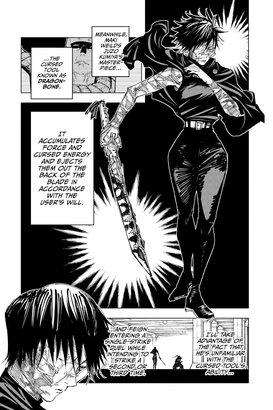 Jujutsu Kaisen Manga Chapter 148 page 13 - Perfect Preparation scene