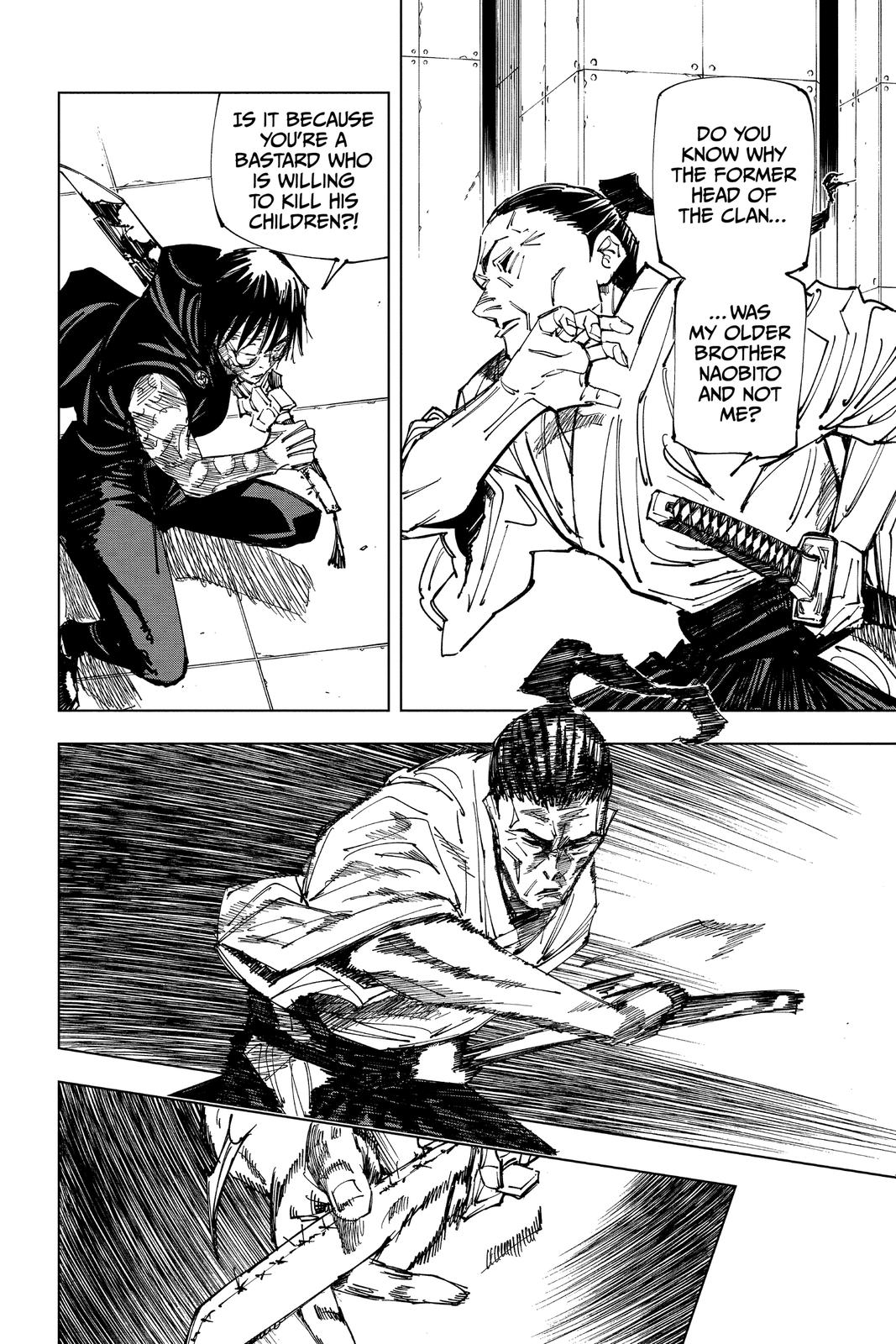 Jujutsu Kaisen Manga Chapter 148 page 14 - Perfect Preparation scene