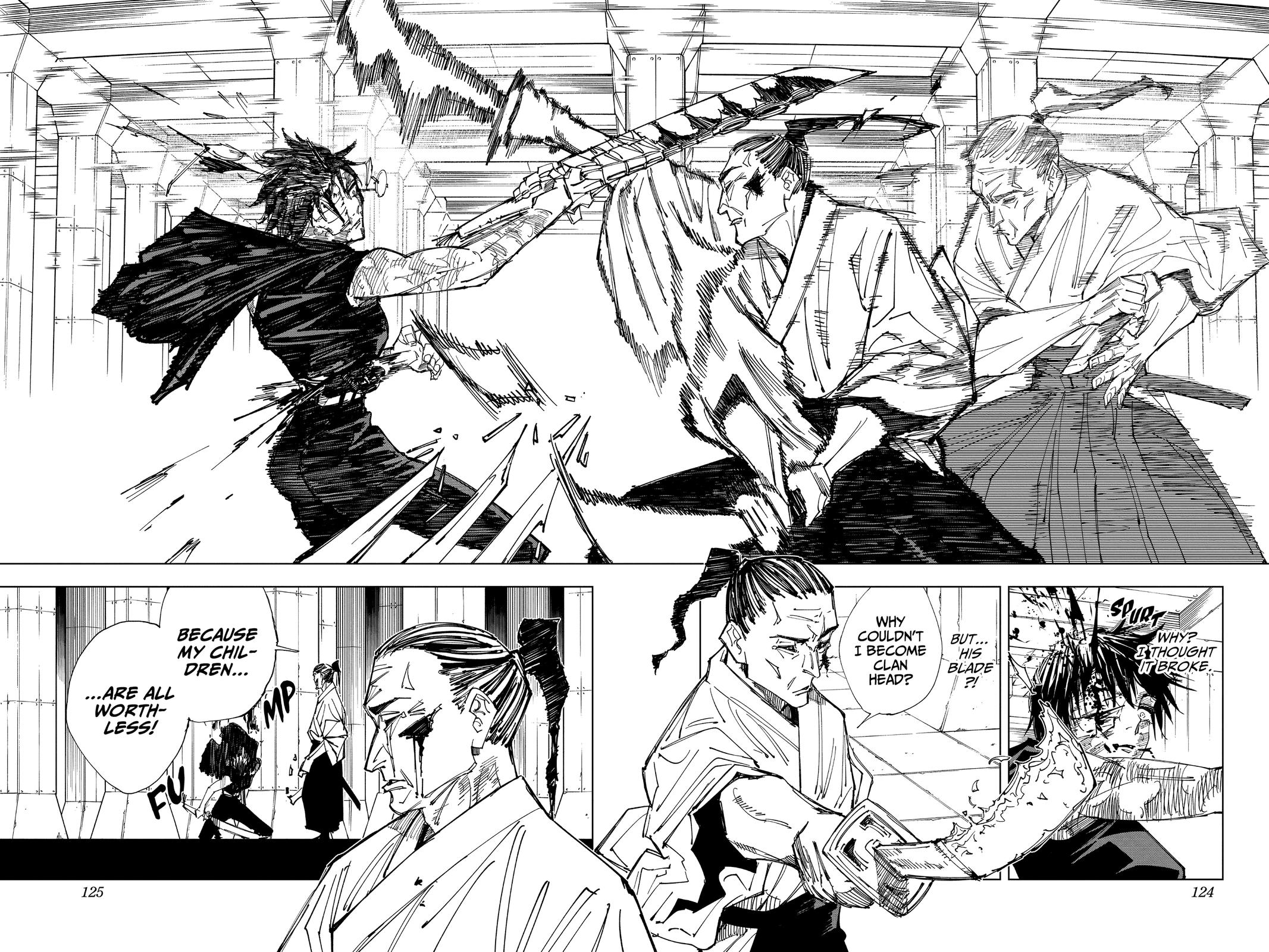 Jujutsu Kaisen Manga Chapter 148 page 18 - Perfect Preparation scene