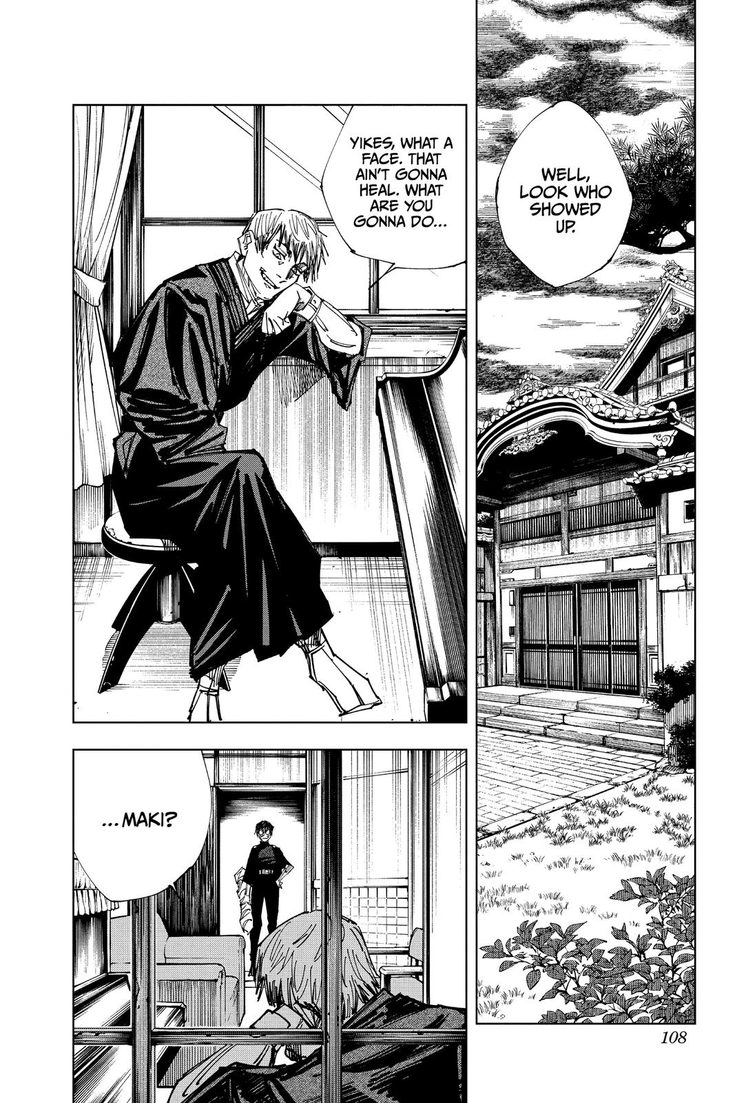 Jujutsu Kaisen Manga Chapter 148 page 2 - Perfect Preparation scene