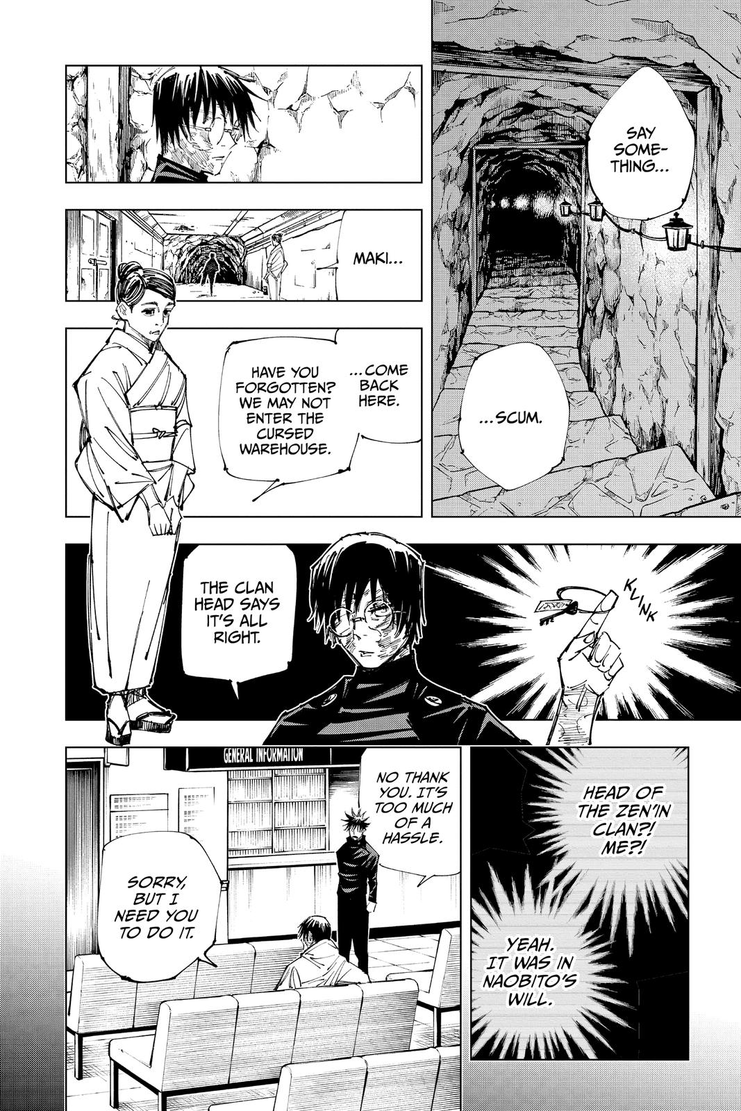 Jujutsu Kaisen Manga Chapter 148 page 4 - Perfect Preparation scene