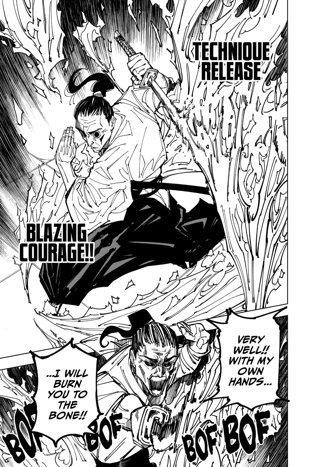 Jujutsu Kaisen Manga Chapter 149 page 17 - Perfect Preparation, Part 2 scene