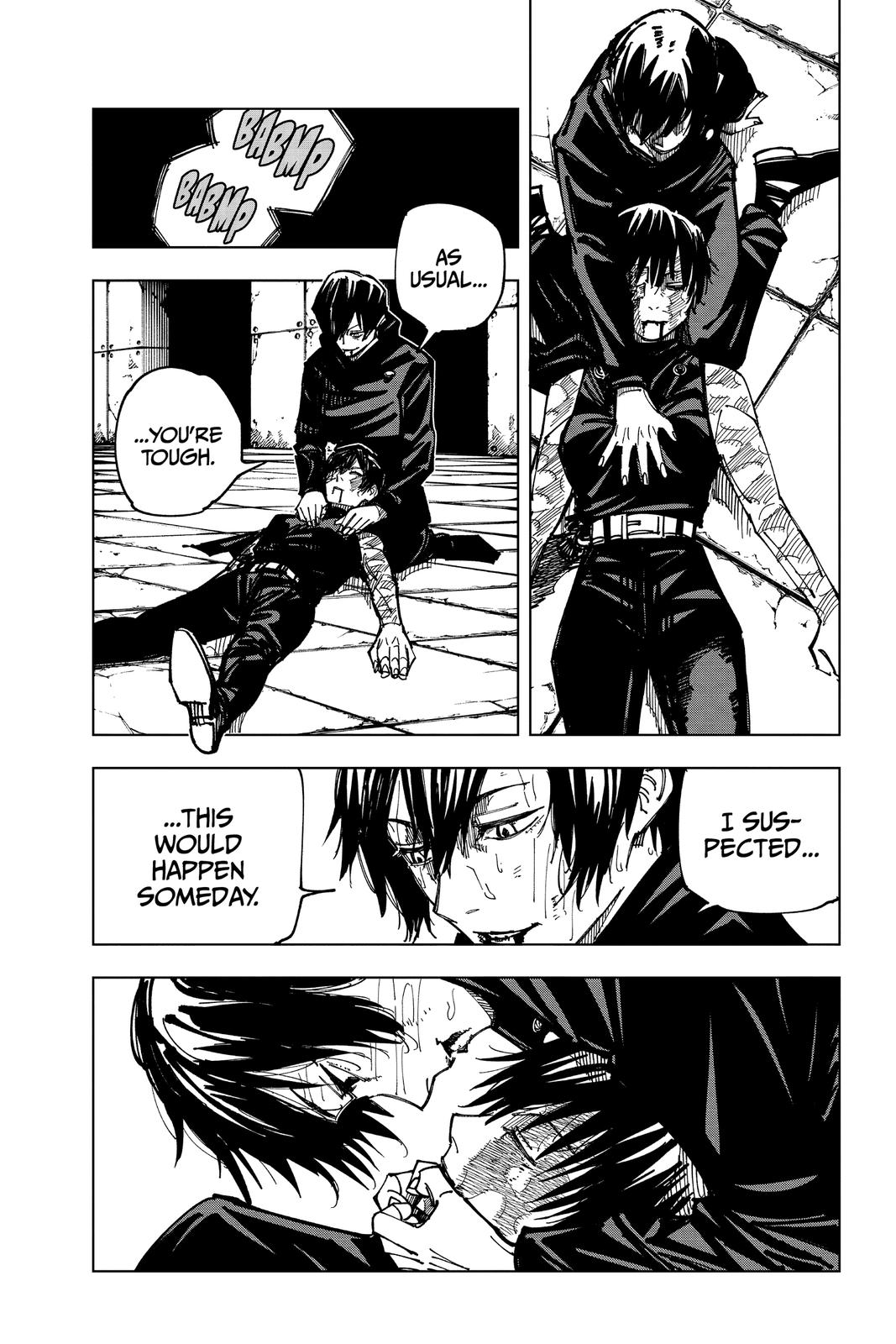 Jujutsu Kaisen Manga Chapter 149 page 6 - Perfect Preparation, Part 2 scene