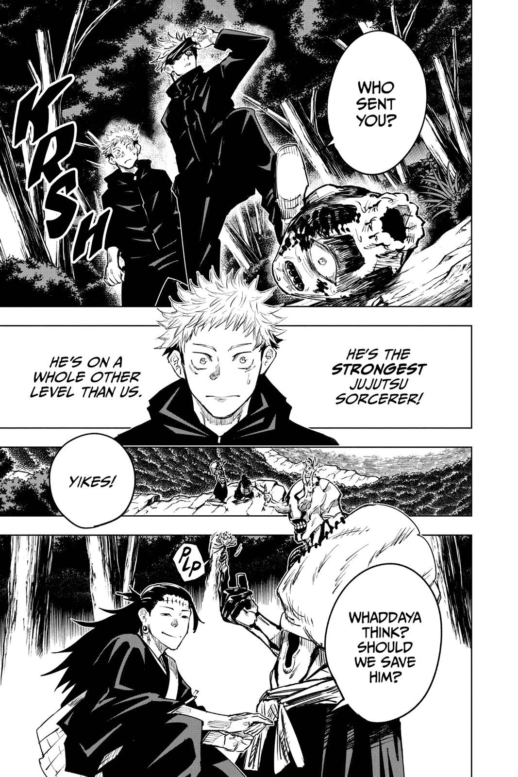 Jujutsu Kaisen Manga Chapter 15 page 17 - Domain scene