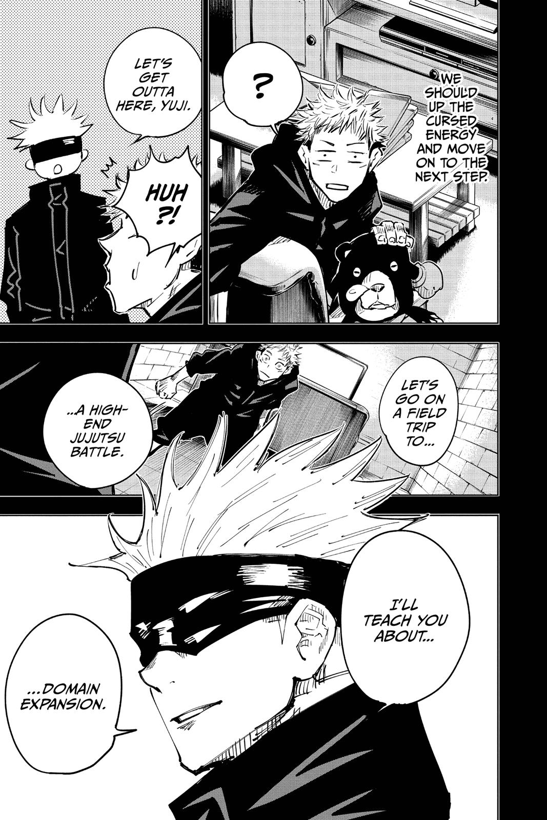 Jujutsu Kaisen Manga Chapter 15 page 3 - Domain scene