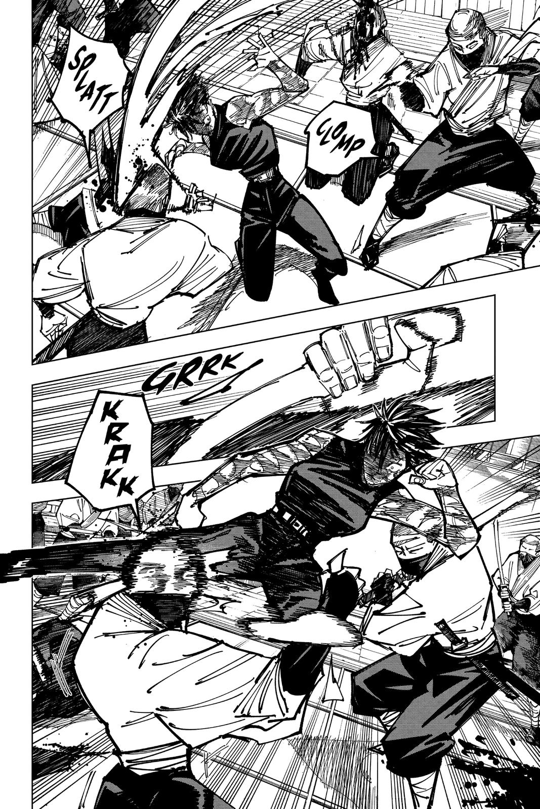 Jujutsu Kaisen Manga Chapter 150 page 10 - Perfect Preparation, Part 3 scene