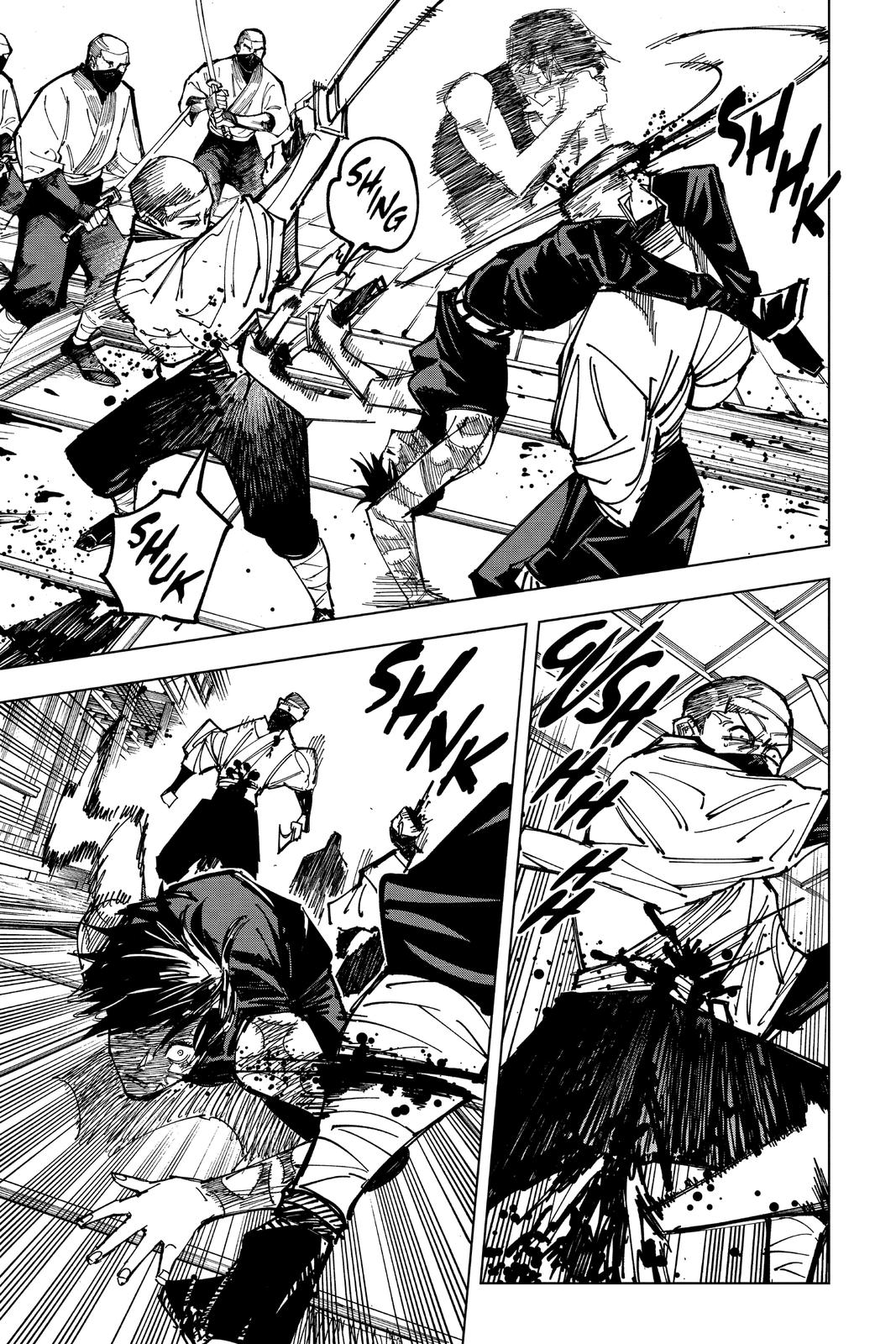 Jujutsu Kaisen Manga Chapter 150 page 11 - Perfect Preparation, Part 3 scene