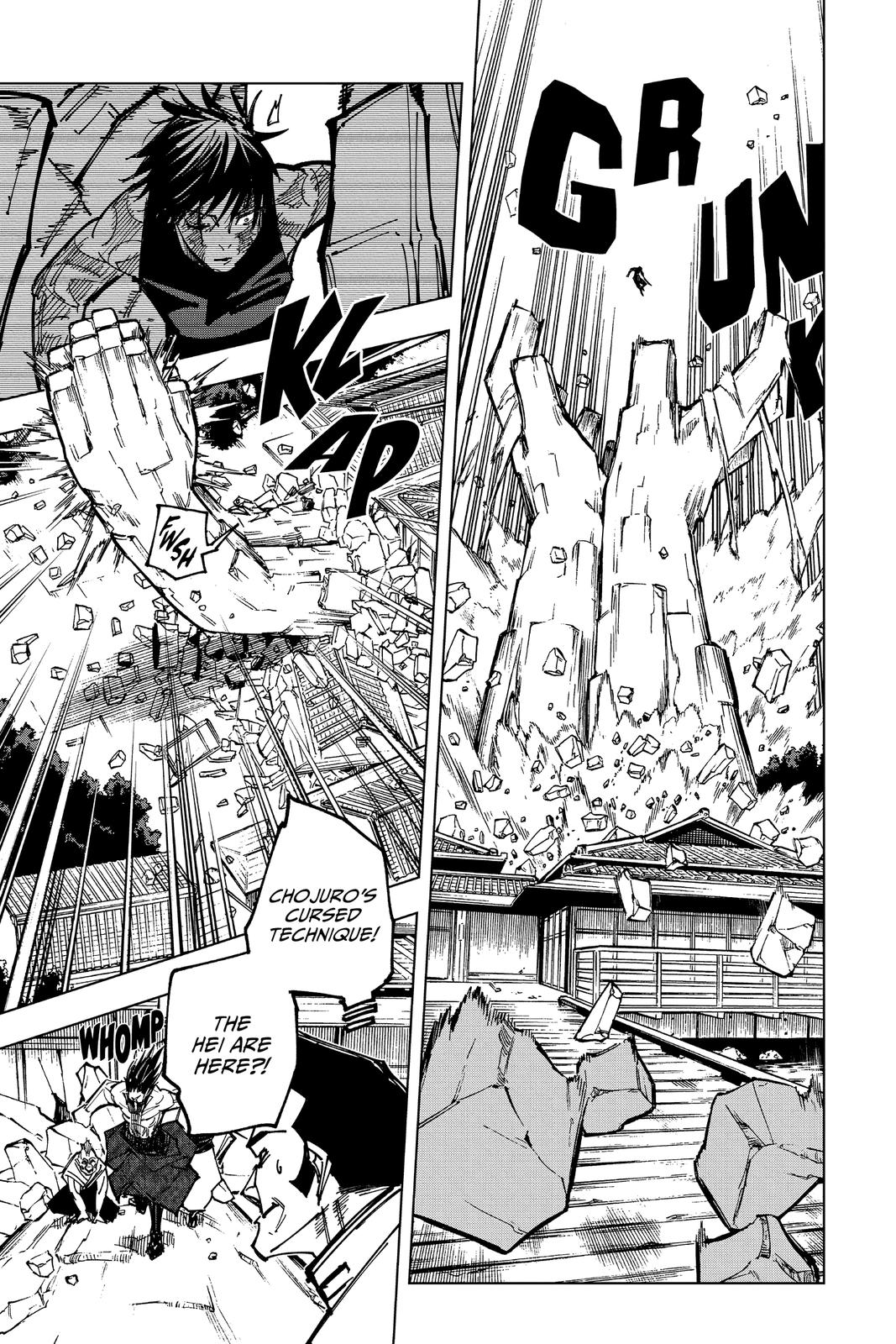 Jujutsu Kaisen Manga Chapter 150 page 13 - Perfect Preparation, Part 3 scene