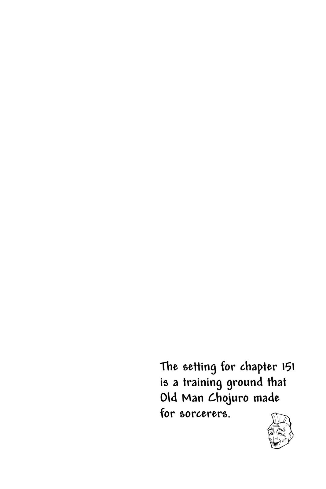 Jujutsu Kaisen Manga Chapter 150 page 22 - Perfect Preparation, Part 3 scene